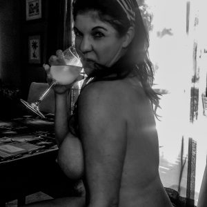 Nude House Wife In Black and White 27